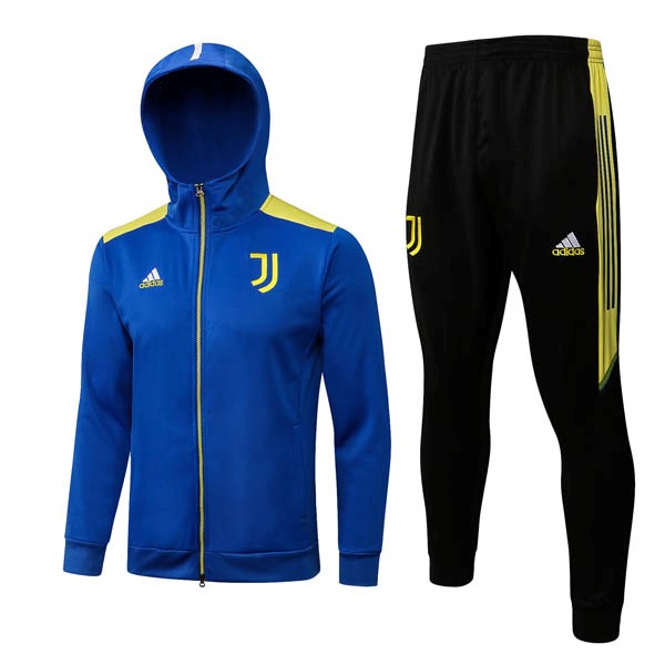 Hoodies Komplett Set Juventus 2022-2023 Blau